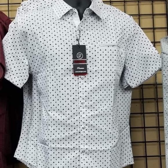 Triangle Pattern Design Shirt - Picture 6 of 7